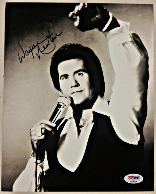 WAYNE NEWTON Autograph LAS VEGAS ENTERTAINER Signed 8x10 Photo PSA/DNA COA #3