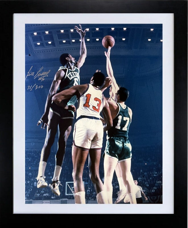 Bill Russell Signed Celtics NBA Archives 16x20 Photo Framed/300 Altman COA 2-sig