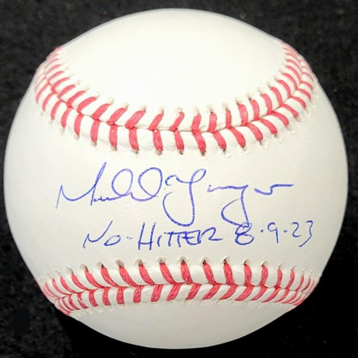 Michael Lorenzen signed "No Hitter" MLB Baseball Phillies autograph BAS Beckett