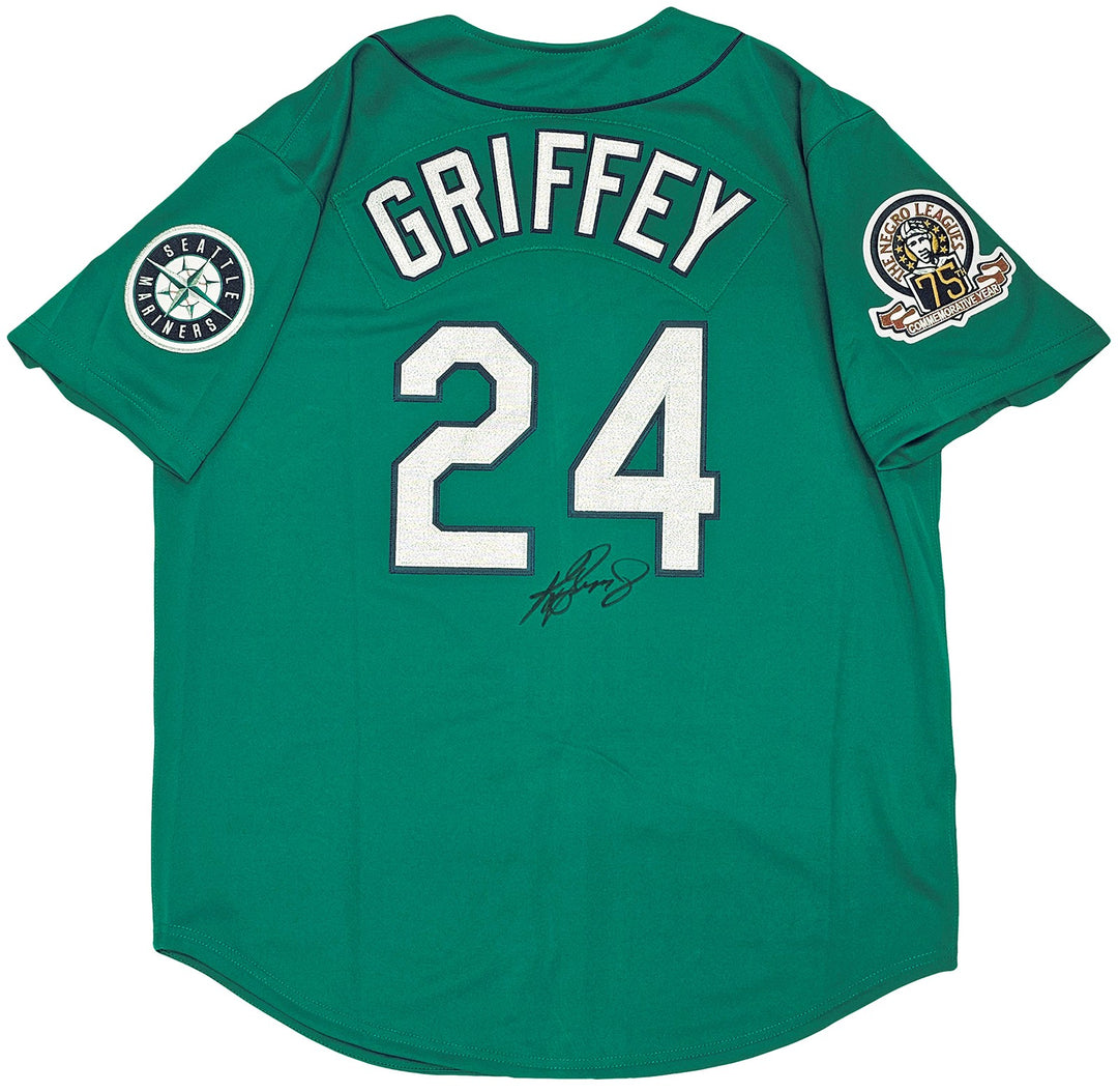Seattle Mariners Ken Griffey Jr. Signed Teal Mitchell & Ness 1995 Cooperstown