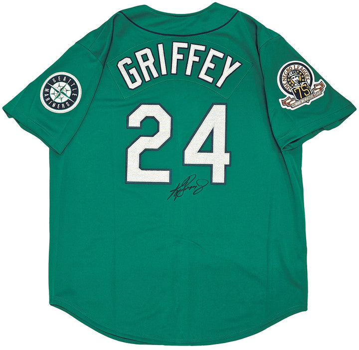 Seattle Mariners Ken Griffey Jr. Signed Teal Mitchell & Ness 1995 Cooperstown