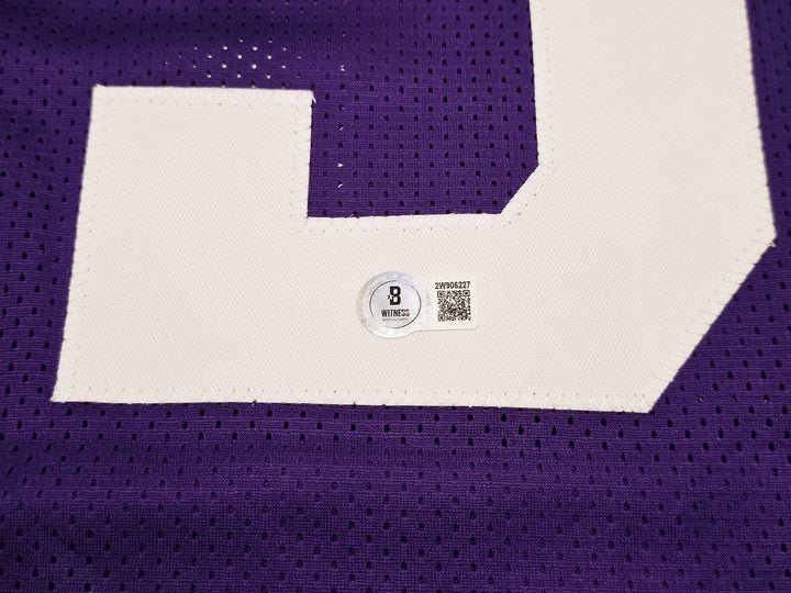 Washington Huskies Michael Penix Jr. Signed Purple Jersey Beckett Witness