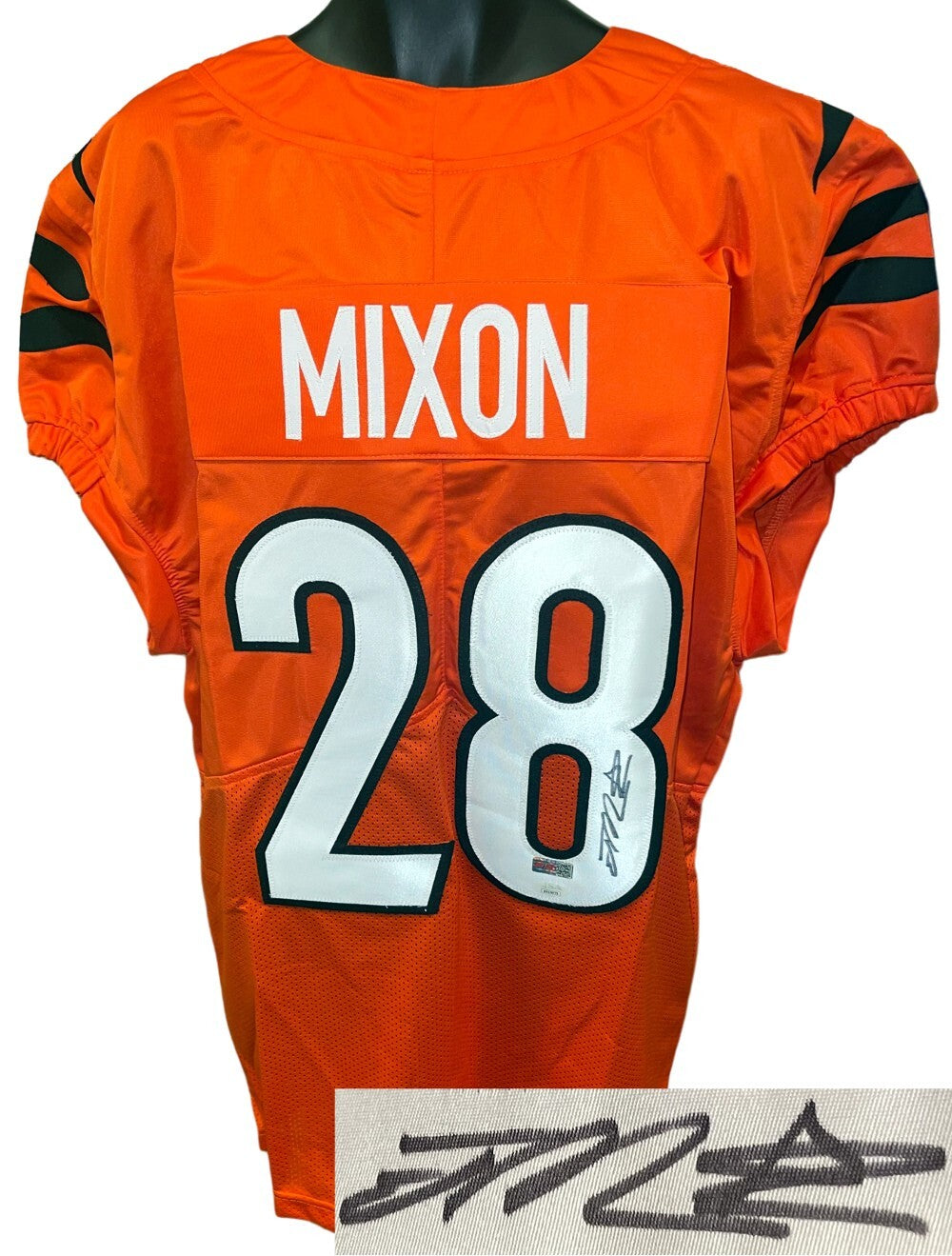 Joe Mixon signed Cincinnati Orange Custom Stitched Pro Style Football Jersey-JSA