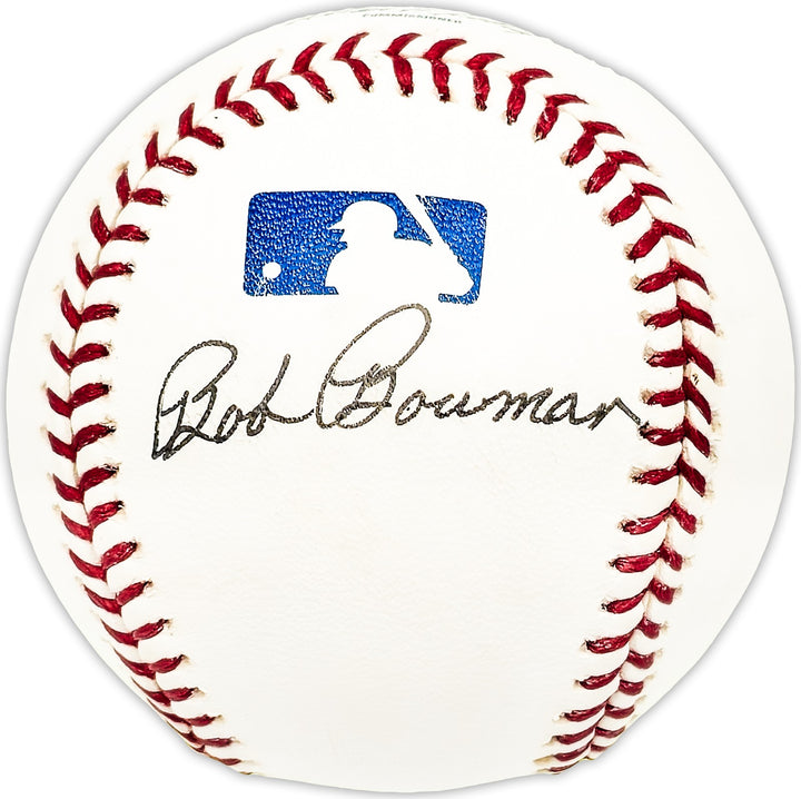 Bob Bowman Signed Official MLB Baseball Philadelphia Phillies Beckett QR