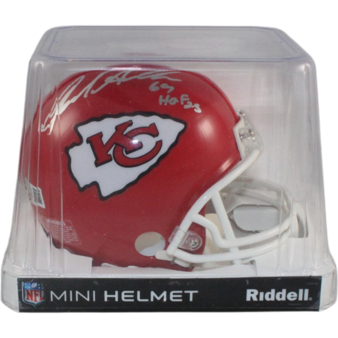 Jared Allen Autographed Kansas City Chiefs VSR4 Mini Helmet HOF Beckett W 55179