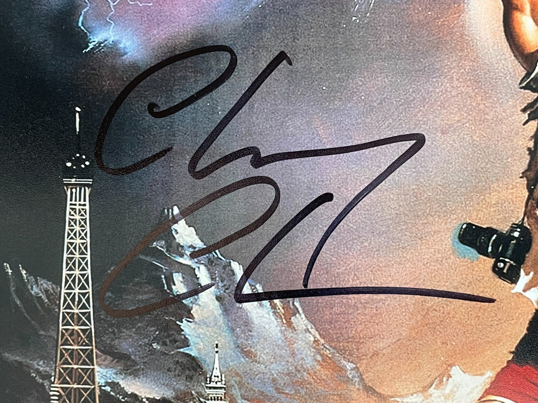 Chevy Chase / Beverly D'Angelo Autographed European Vacation 11x17 Poster JSA