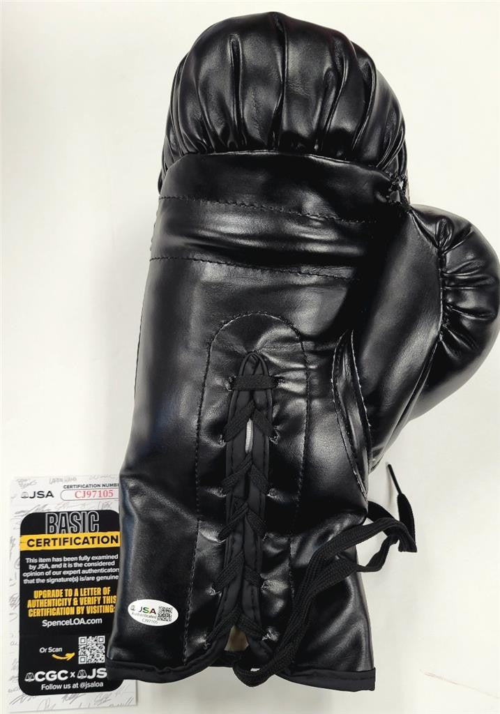 Junto Nakatani signed "Big Bang" Kanji Inscription Boxing Glove autograph ~ JSA
