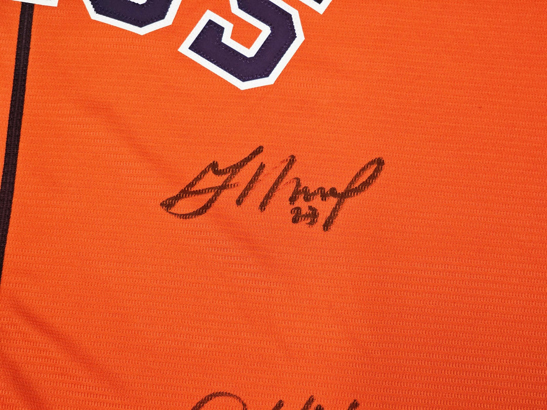 Astros 22 WS Champ Auto Orange Nike Jersey 14 Sig Jose Altuve Yordan Alvarez BAS