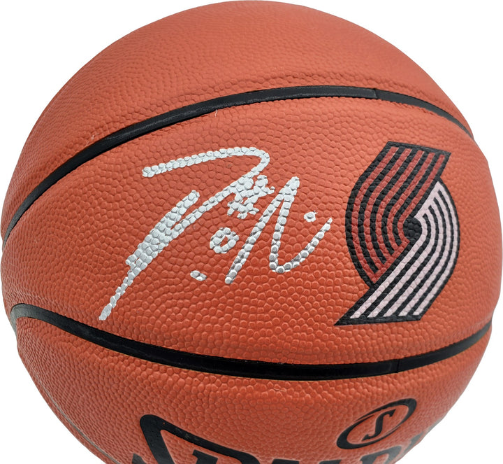 Damian Lillard Signed Spalding Indoor/Outdoor Basketball Trail Blazers Beckett