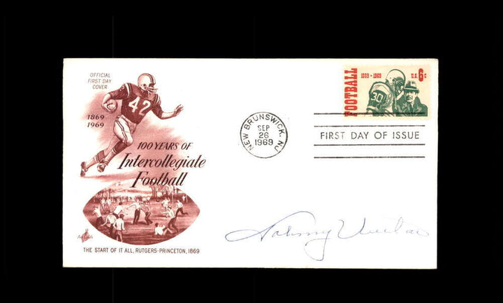 Johnny Unitas JSA Signed 1969 First Day Cover Cache FDC Autograph