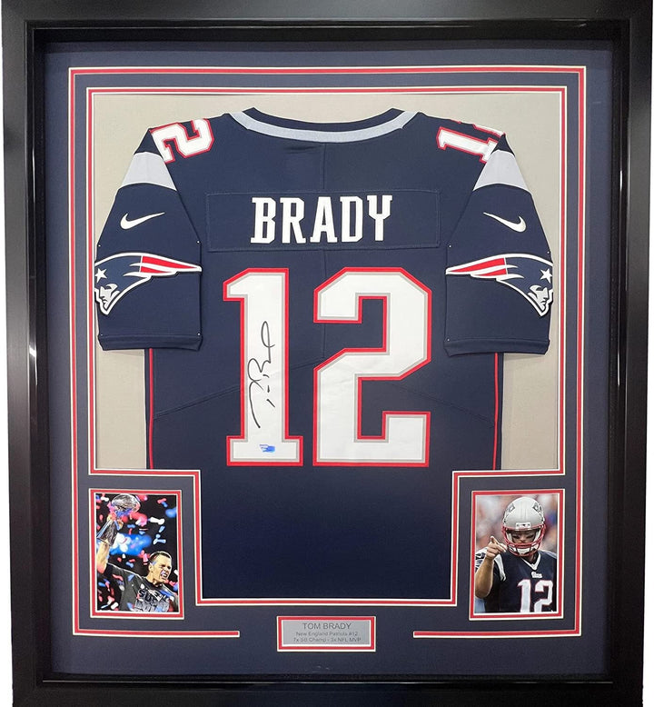 FRAME Custom Your Jersey 35x39 Professionally Matted 5x7 Photos FREE SHIP