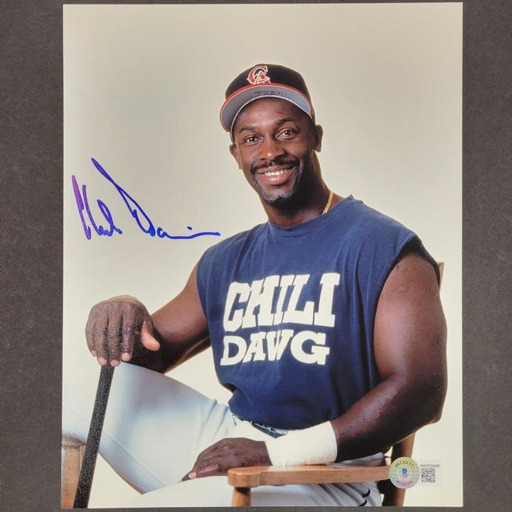 Chili Davis signed Angels 8x10 photo Chili Dawg autograph ~ BAS Beckett WIT Holo