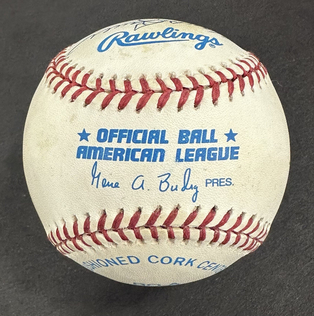 NY Yankees Multi Signed AL Baseball Don Larsen WS PG 6 Auto Enos Slaughter COA