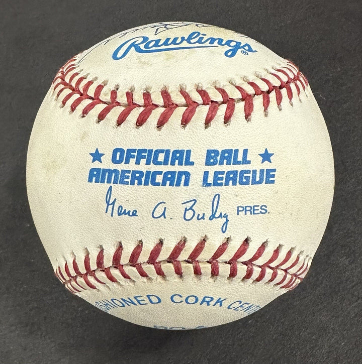 NY Yankees Multi Signed AL Baseball Don Larsen WS PG 6 Auto Enos Slaughter COA