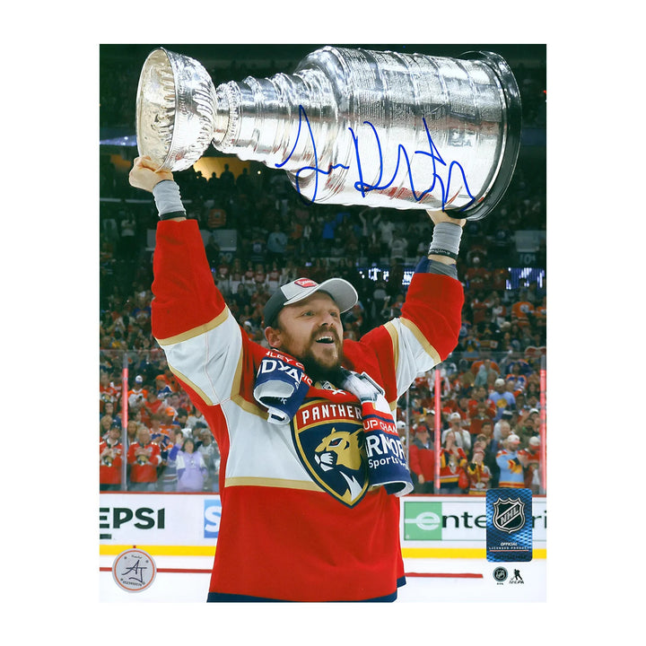 Sam Reinhart Signed Florida Panthers Stanley Cup 8x10 Photo