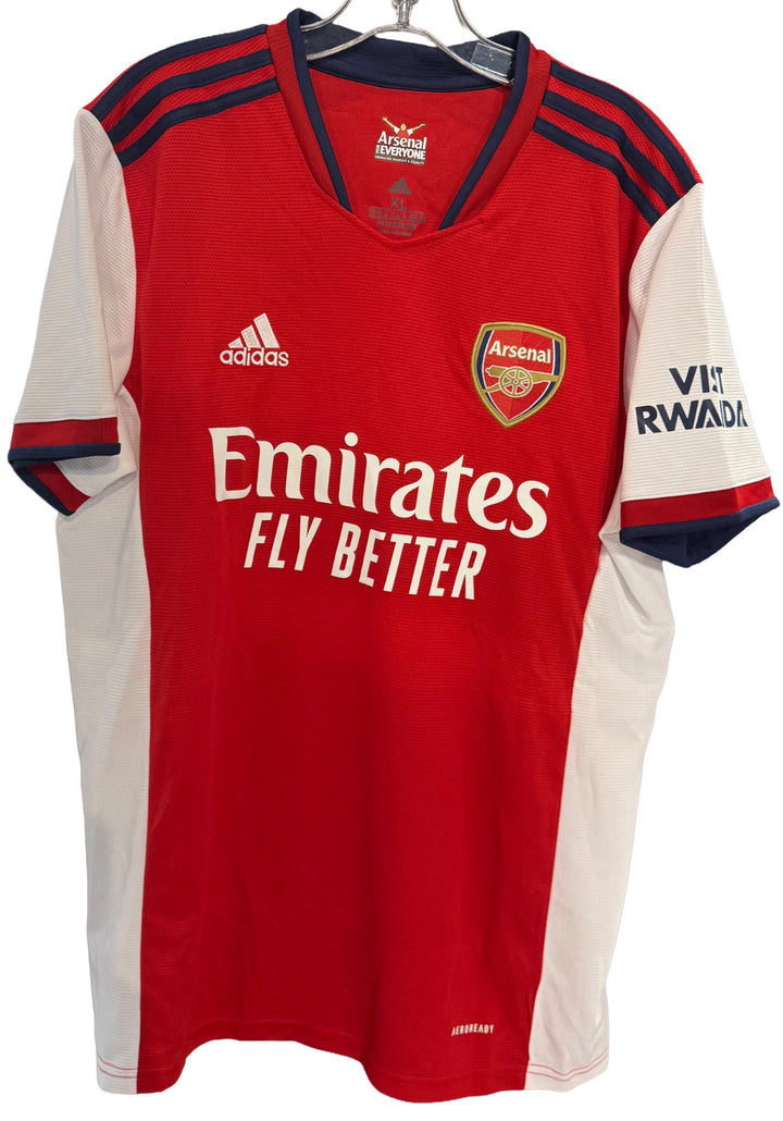 Emile Smith Rowe Signed Adidias Authentic Soccer Jersey XL Arsenal Auto BAS COA