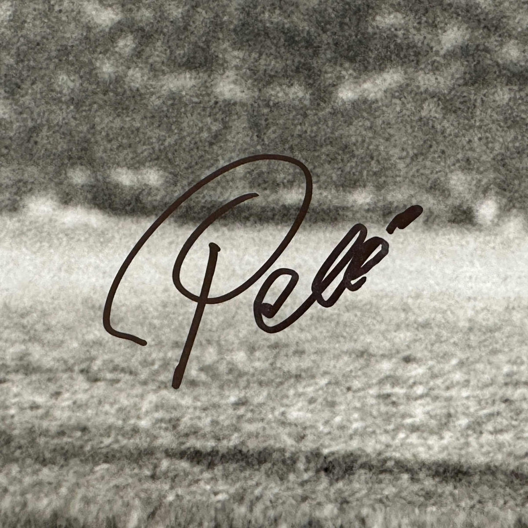 Autographed/Signed Pele Brazil 16x20 Photo Bicycle Kick Beckett BAS Auto