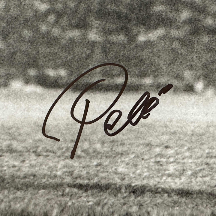 Autographed/Signed Pele Brazil 16x20 Photo Bicycle Kick Beckett BAS Auto
