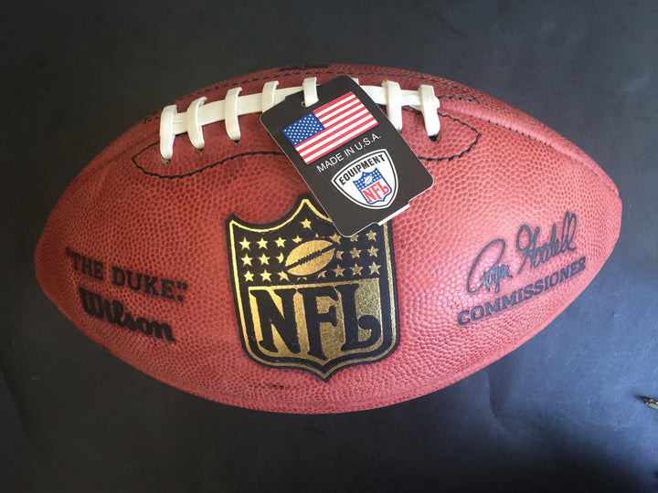 Don Larsen Yankees signed official NFL Football auto INS WS PG agent holo COA