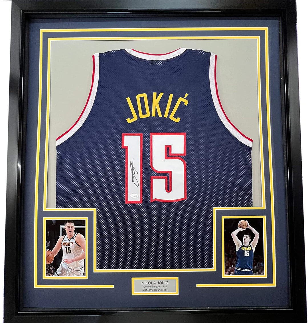 FRAME Custom Your Jersey 35x39 Professionally Matted 5x7 Photos FREE SHIP