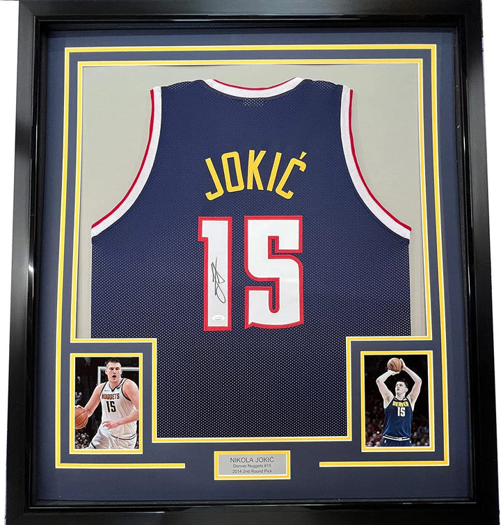 FRAME Custom Your Jersey 35x39 Professionally Matted 5x7 Photos FREE SHIP