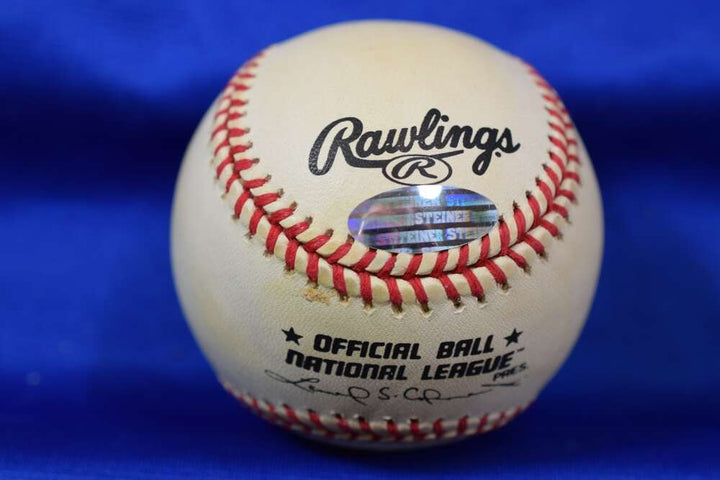 Bob Gibson Steiner Autograph National League Signed Baseball No Hitter 8-14-71