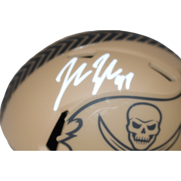 John Lynch Signed Tampa Bay Buccaneers Salute Mini  Beckett 42712