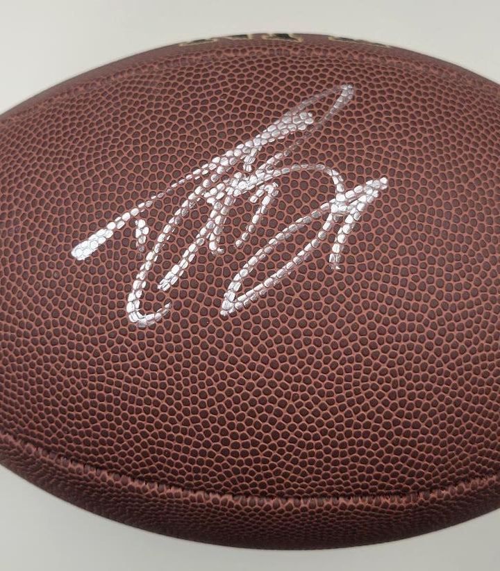Drew Brees signed Replica NFL Football autograph New Orleans Saints Beckett BAS