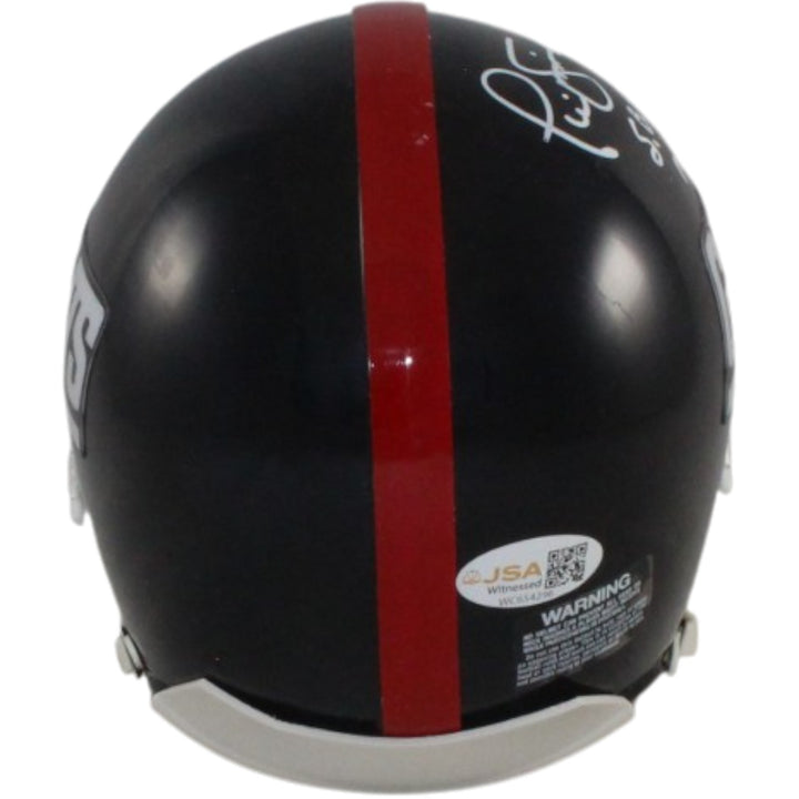 Phil Simms Autographed New York Giants VSR4 TB Mini Helmet SB MVP JSA 57162