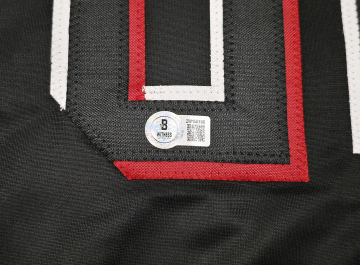 Cincinnati Reds Rhett Lowder Signed Black Jersey Beckett Witness