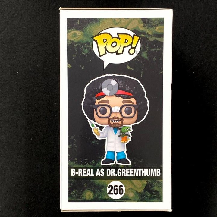 B-Real signed Cypress Hill Dr. Greenthumb Funko Pop! 266 figure autograph PSA