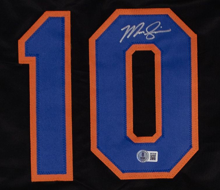 Marcus Semien New York Signed Black Baseball Jersey BAS