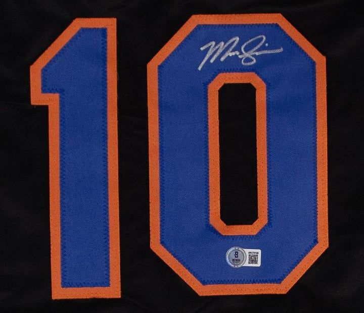 Marcus Semien New York Signed Black Baseball Jersey BAS