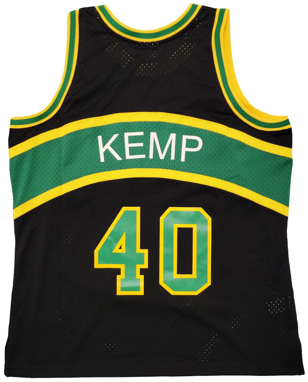 Sonics Shawn Kemp Auto Black Mitchell Ness HWC Swingman Jersey XL Reign Man