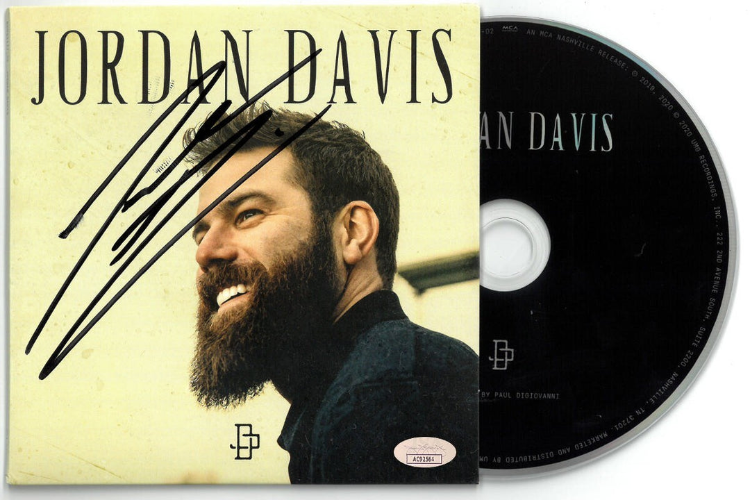 Jordan Davis signed 2020 Self Titled EP Cover w/ CD- JSA