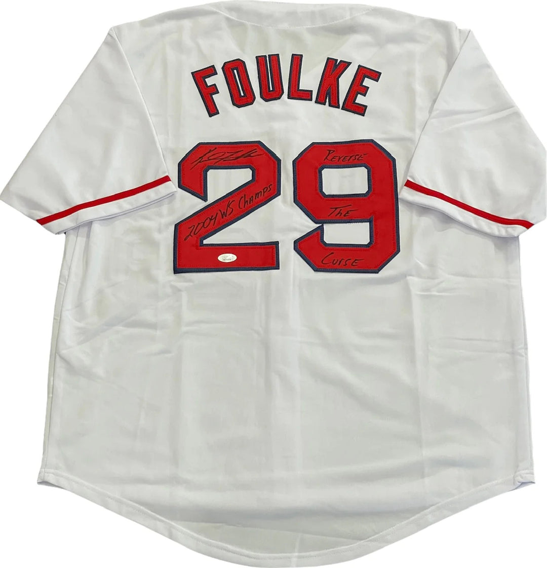 Keith Foulke Autographed Boston Red Sox Jersey (JSA)