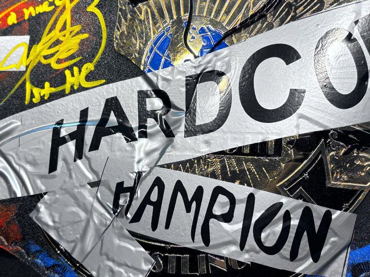 Mankind Mick Foley Autographed WWE WWF Hardcore Championship Belt Signed JSA COA