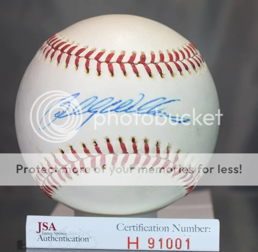 Billy Williams Signed Jsa Spalding Feeney National League Baseball Autograph