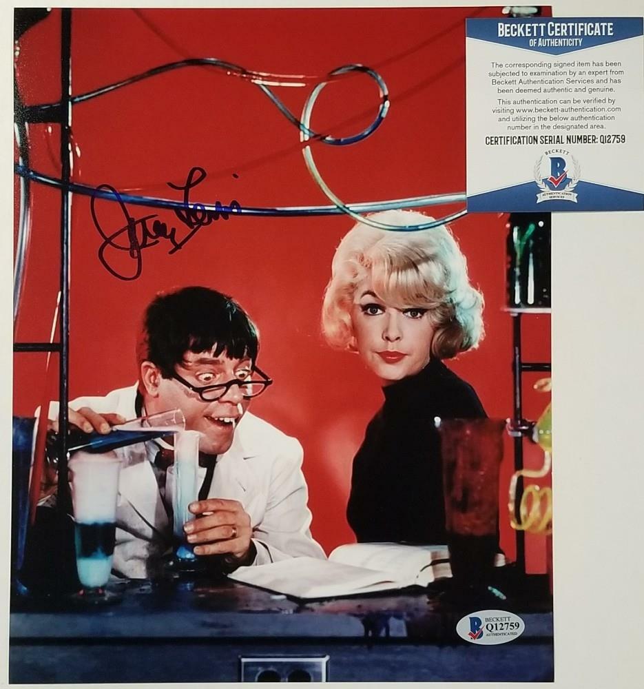 Jerry Lewis signed 8x10 Photo Nutty Professor Stella Stevens ~ Beckett BAS COA