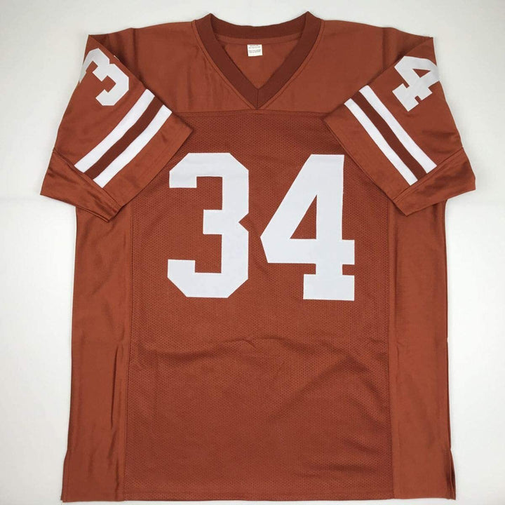 Autographed/Signed Ricky Williams Texas Orange College Football Jersey JSA COA