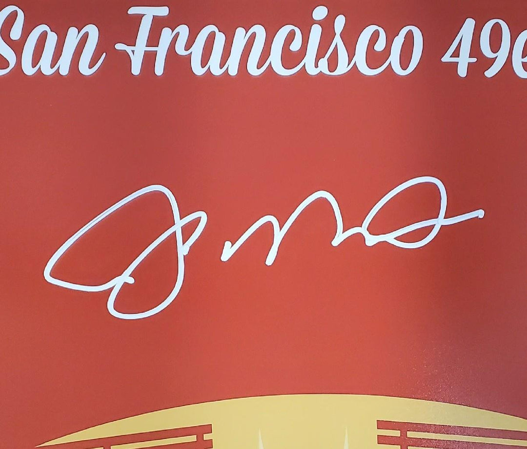 Joe Montana signed San Francisco 49ers 16x20 photo ~ Beckett BAS Holo