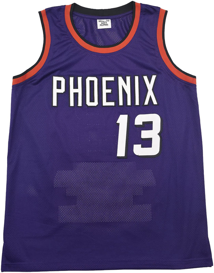 Phoenix Suns Steve Nash Autographed Signed Purple Stat Jersey Beckett Wit