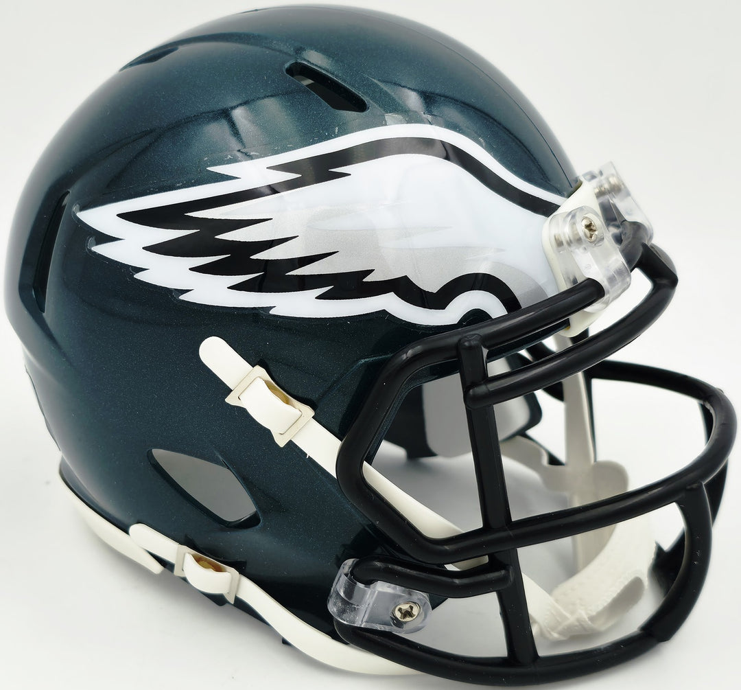 Jalen Carter Signed Eagles SB LIX Champions Speed Mini Helmet JSA