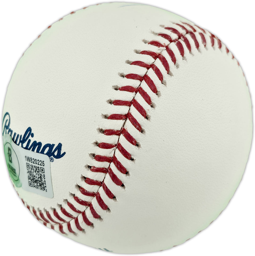 Elly De La Cruz Signed MLB Baseball Reds (Smudged) Beckett Witness #1W820225