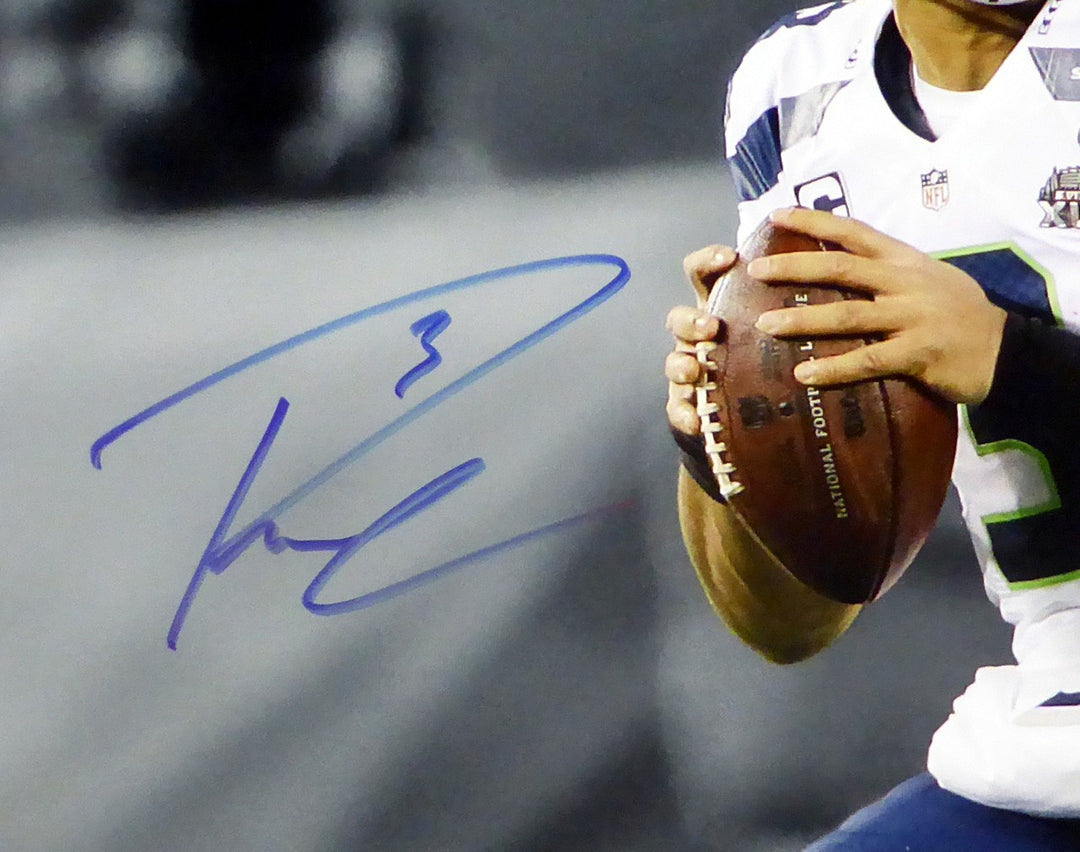 Russell Wilson Signed 16x20 Photo Seattle Seahawks Super Bowl RW Holo