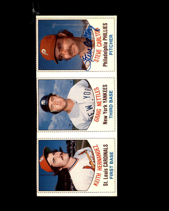 Steve Carlton PSA DNA Signed 1977 Hostess Panel Autograph