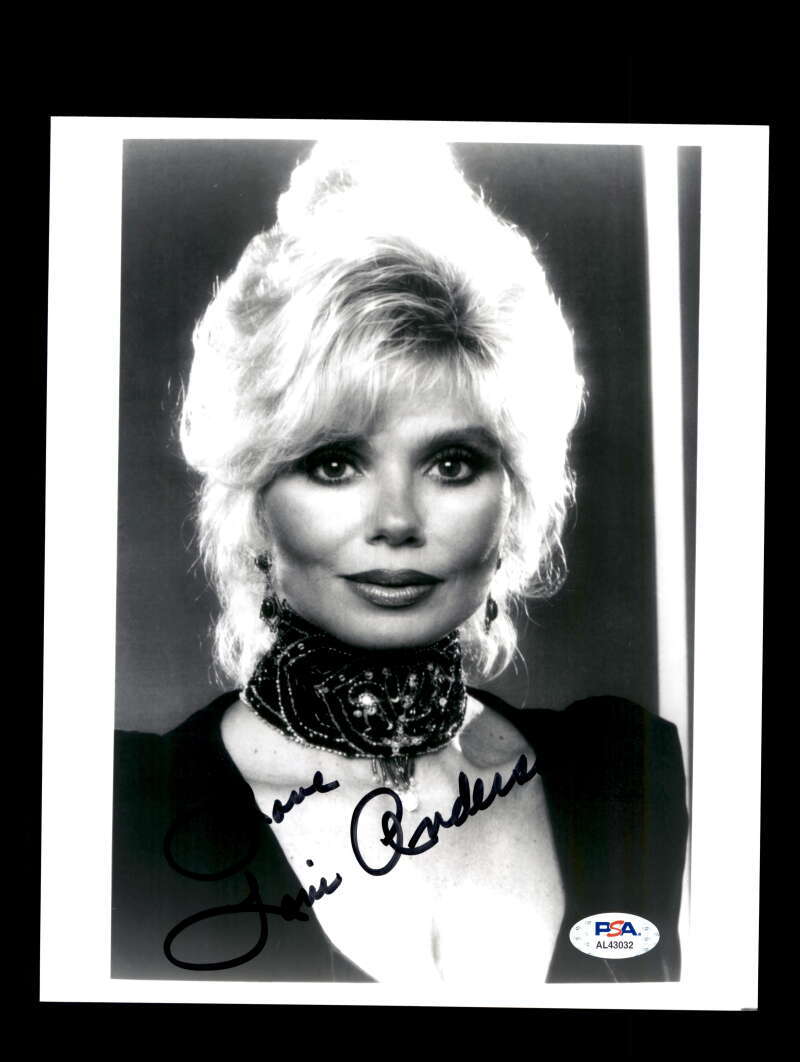 Loni Anderson PSA DNA Coa Signed 8x10 Photo WKRP Autograph
