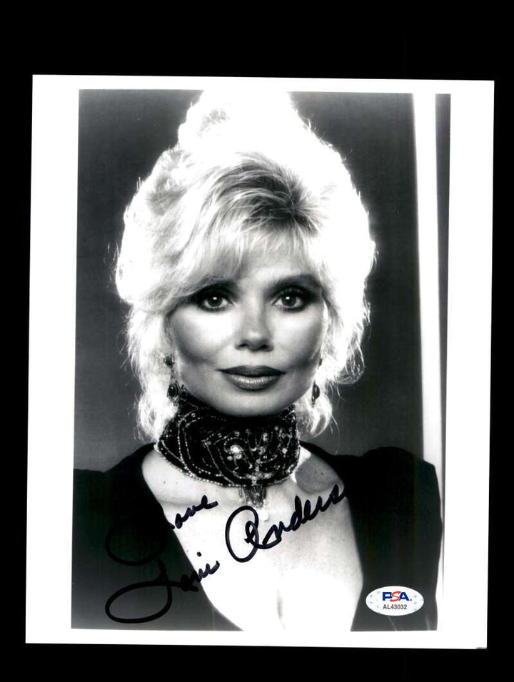 Loni Anderson PSA DNA Coa Signed 8x10 Photo WKRP Autograph