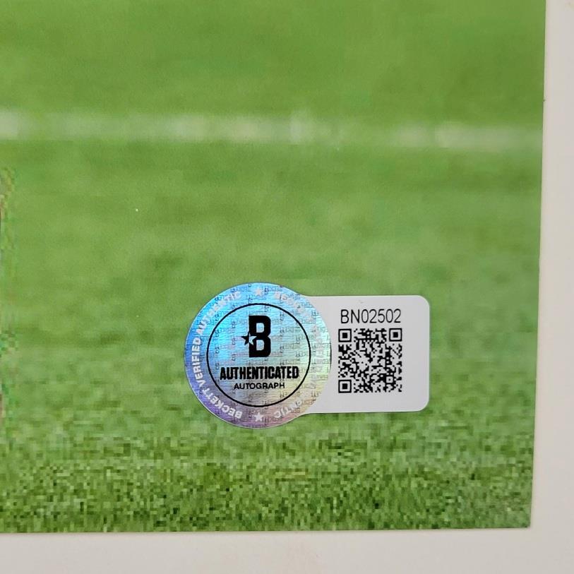 Jules Kounde signed France 8.5x11 photo #2 Barcelona autograph (A) ~ Beckett BAS
