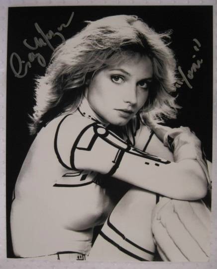 CINDY MORGAN Autograph "YORI" Inscription Signed Tron 8x10 Photo A OC COA + Holo